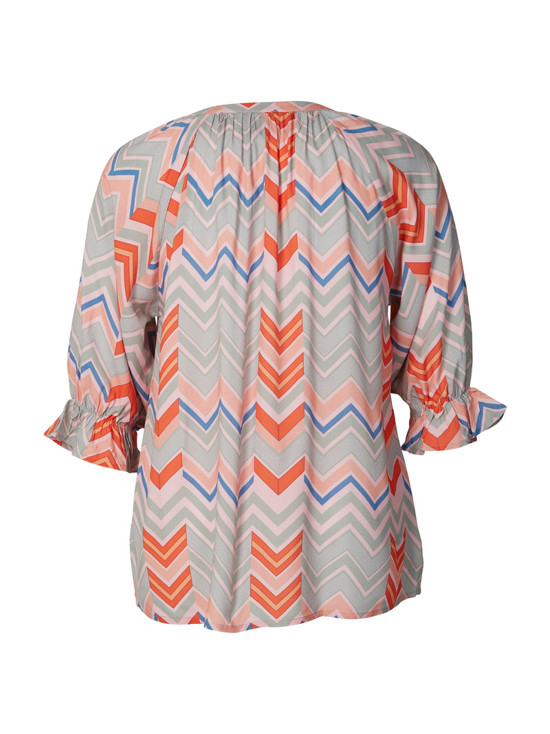 ZOEY ADA BLOUSE Bluser 647 Orange Peel