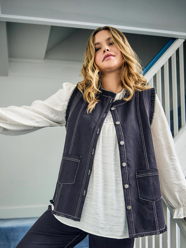 ZOEY AMY VEST Vest Sort