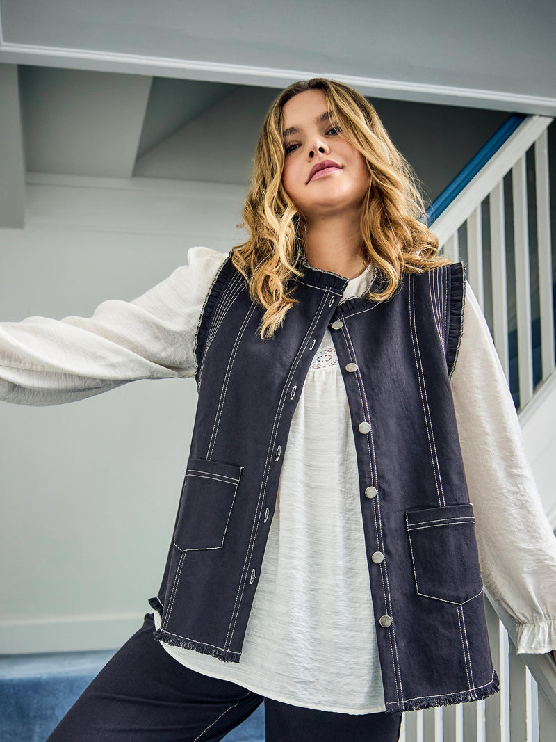 ZOEY AMY VEST Vest Sort