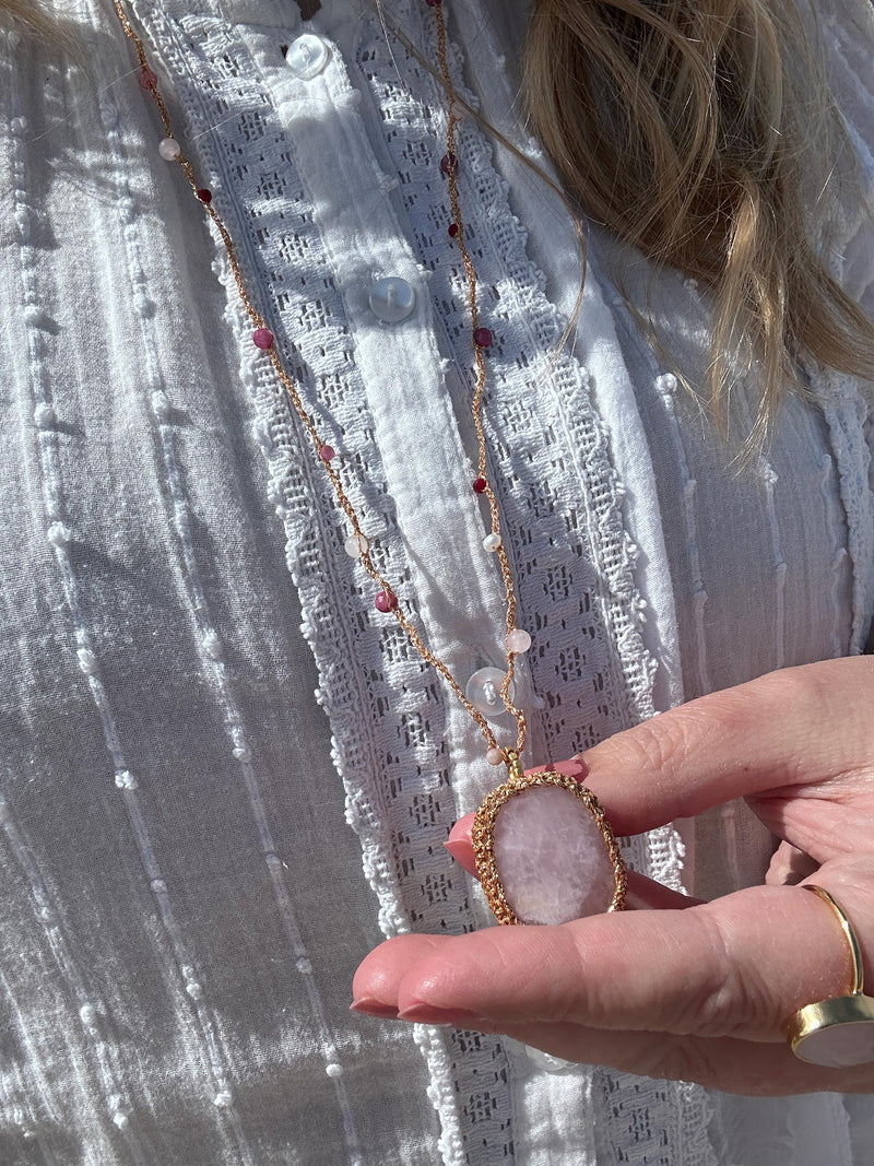 ZOEY ARY NECKLACE Jewelry 605 Rose