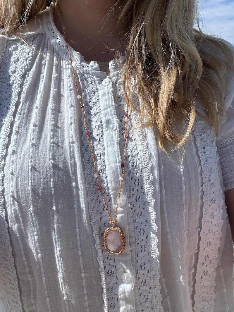 ZOEY ARY NECKLACE Jewelry 605 Rose