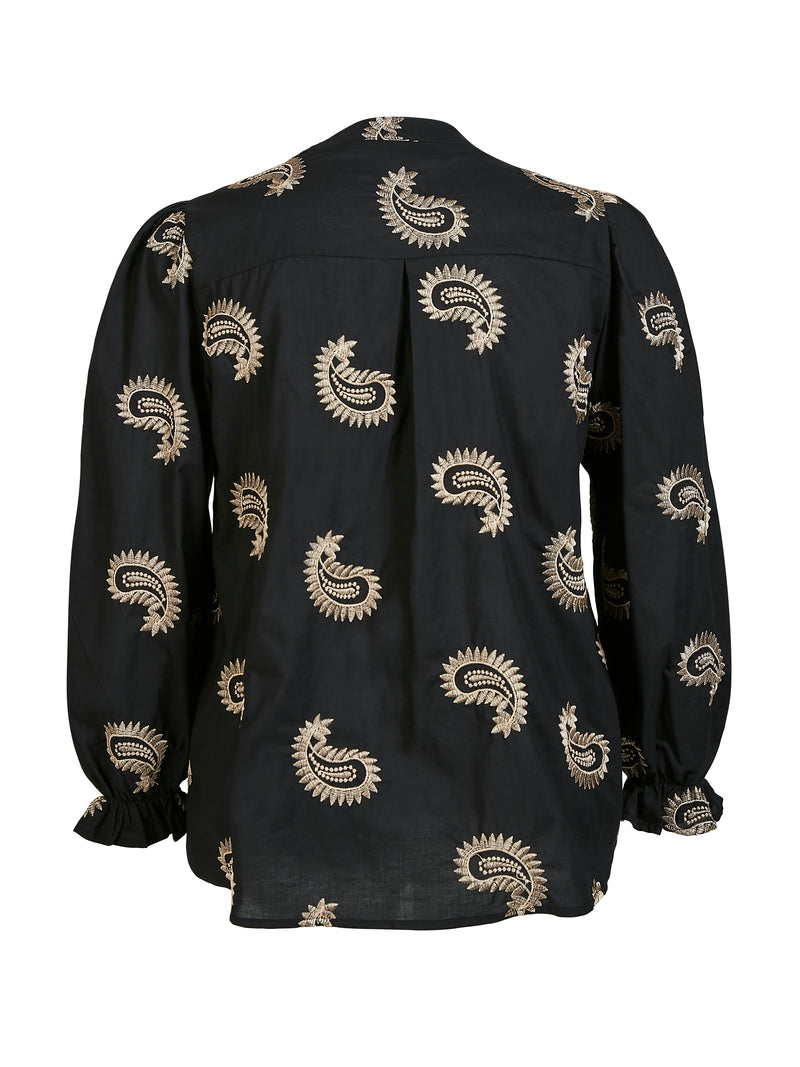 ZOEY BLAIR BLOUSE Bluser Sort