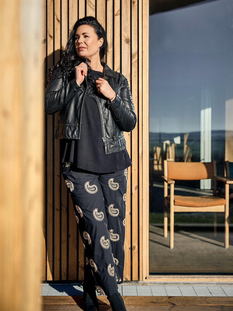 ZOEY BLAIR PANTS Bukser Sort