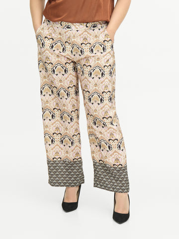 ZOEY BLISS PANTS Bukser 153 Beige mix