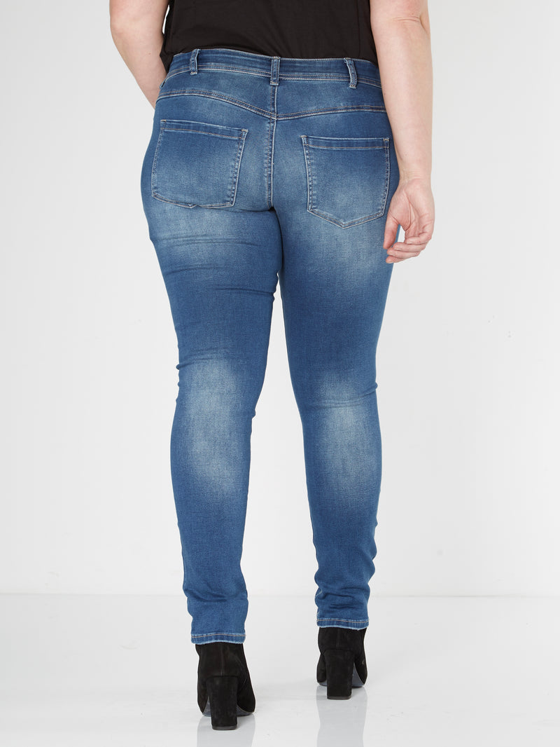 ZOEY CAMILLA JEANS MED KLASSISK VASK Jeans 481 Denim blue