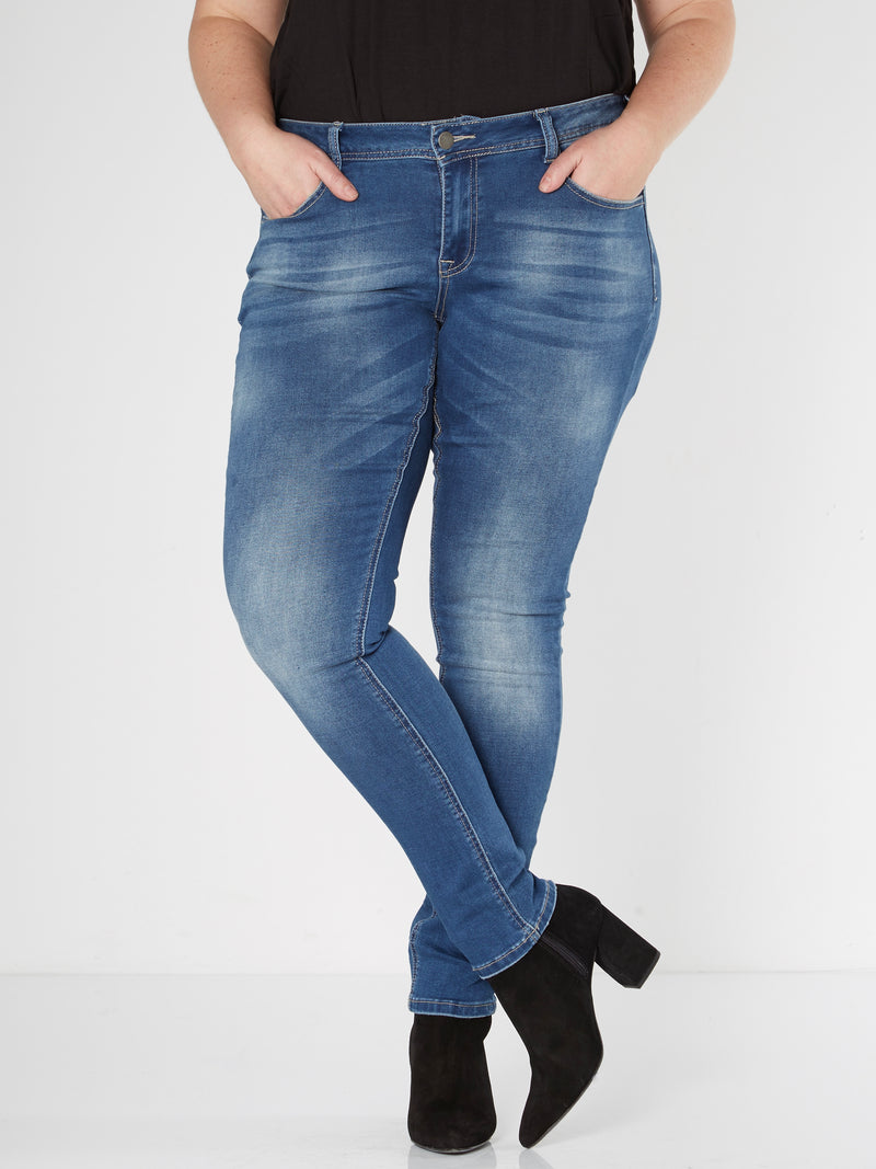 ZOEY CAMILLA JEANS MED KLASSISK VASK Jeans 481 Denim blue