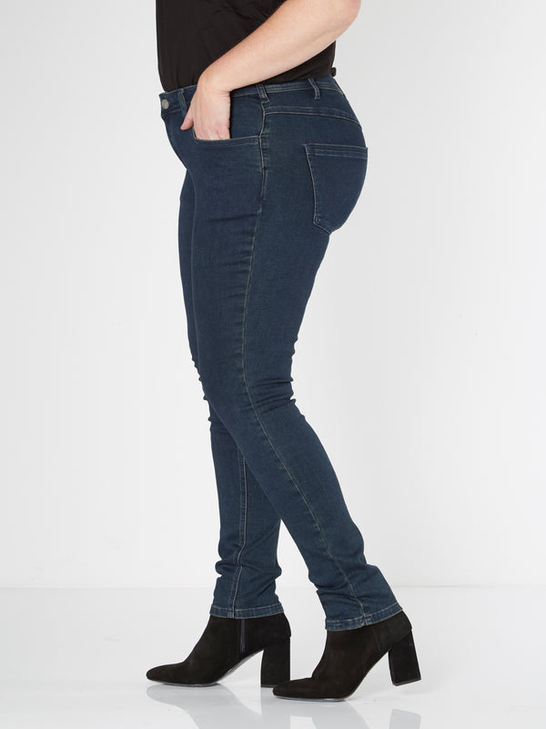 ZOEY CAMILLA JEANS MED KLASSISK VASK Jeans 482 Dark Denim