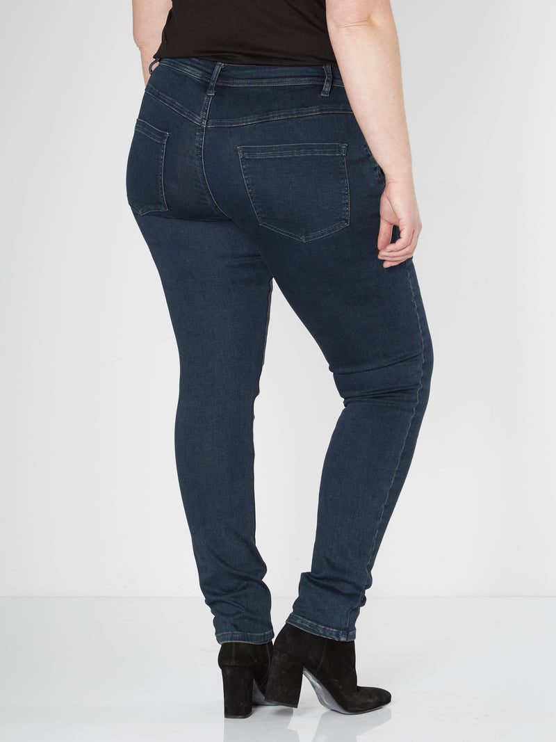 ZOEY CAMILLA JEANS MED KLASSISK VASK Jeans 482 Dark Denim