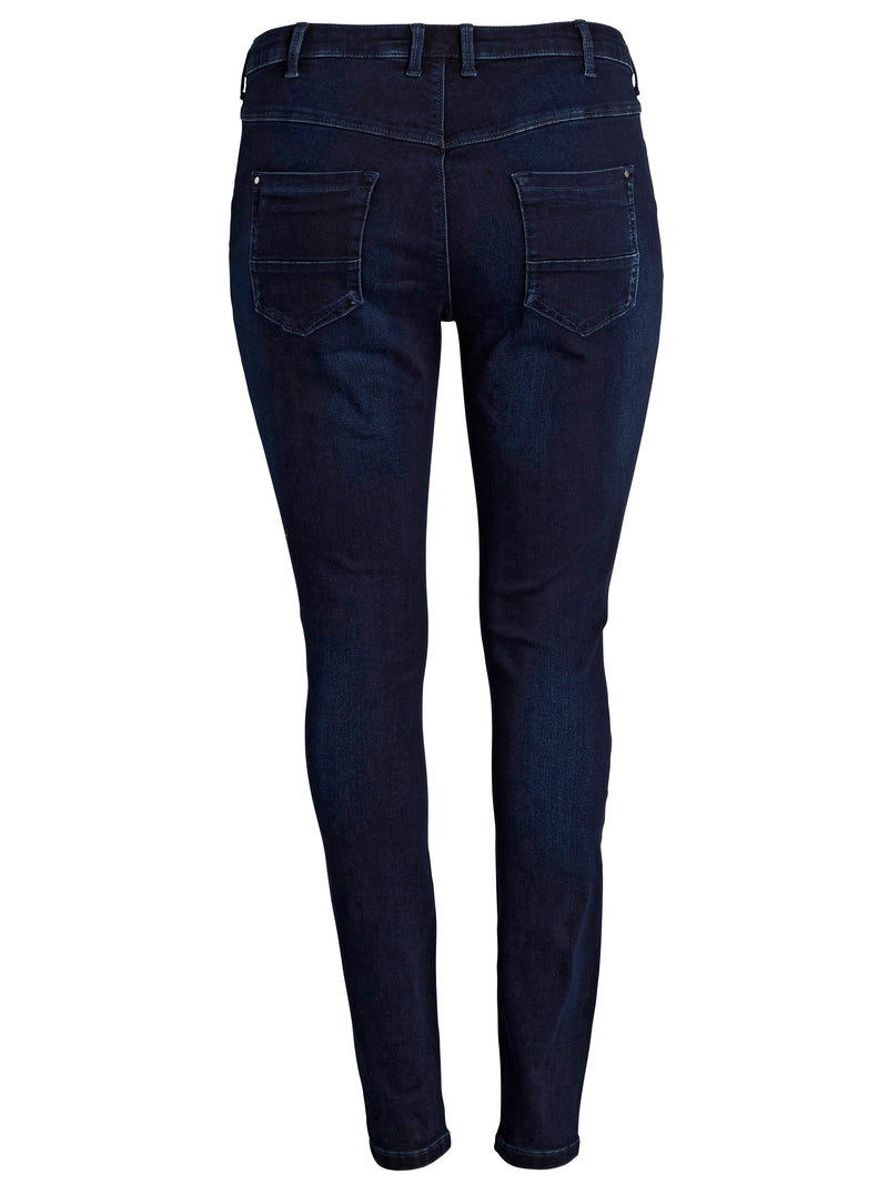 ZOEY CAMILLA JEANS MED KLASSISK VASK Jeans 482 Dark Denim