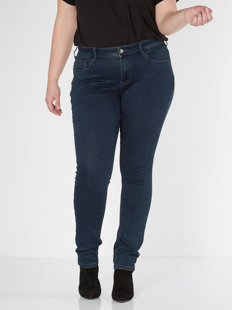 ZOEY CAMILLA JEANS MED KLASSISK VASK Jeans 482 Dark Denim