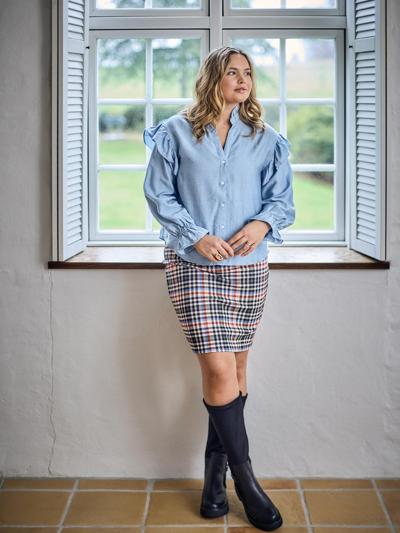 ZOEY CARLA BLOUSE Bluser 304 Sky Blue
