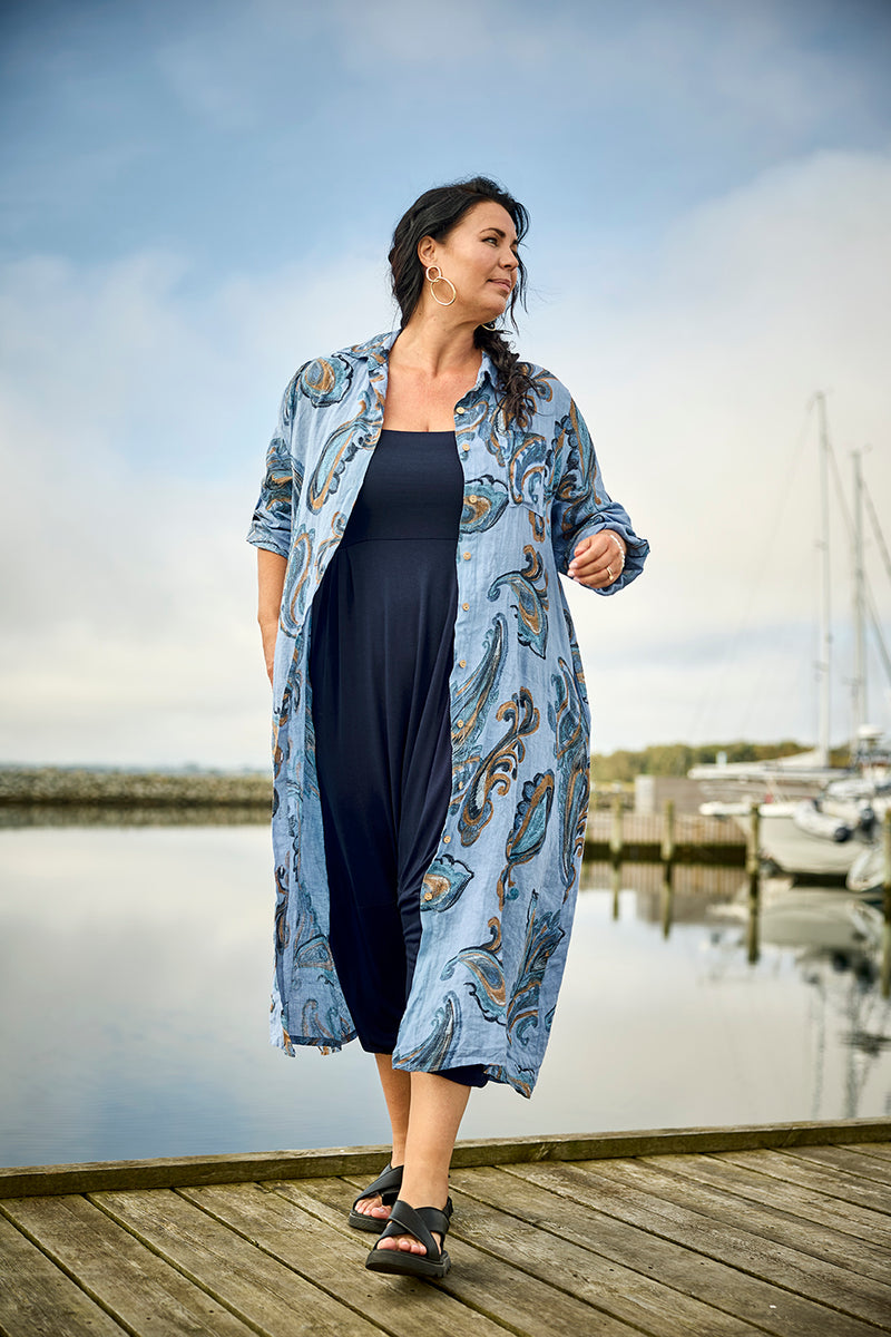 ZOEY CARY DRESS Kjoler 402 Blue mix