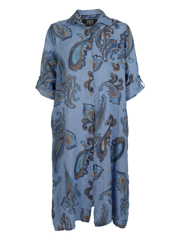 ZOEY CARY DRESS Kjoler 402 Blue mix