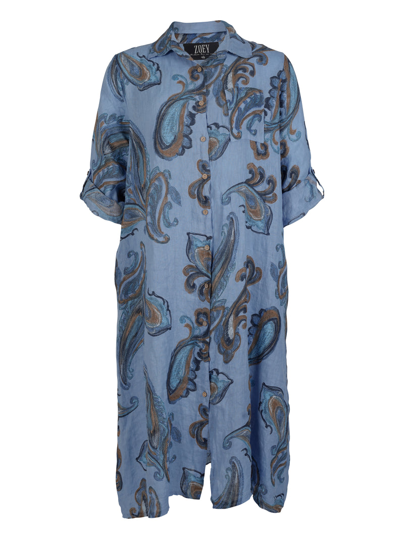 ZOEY CARY DRESS Kjoler 402 Blue mix