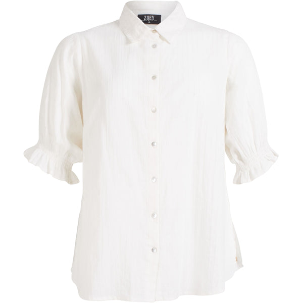 ZOEY CHARLENE SHIRT Skjorter Creme