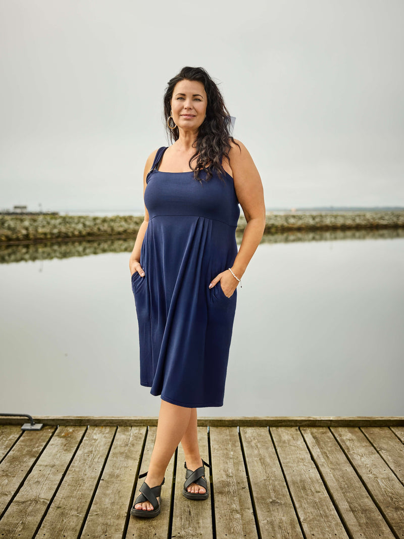 ZOEY CHA DRESS Dress 476 Navy