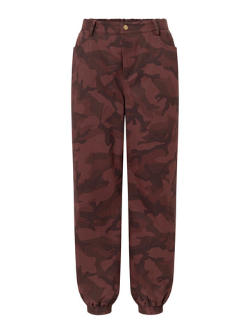 ZOEY CLEO PANTS Bukser 685 Berry Red Mix