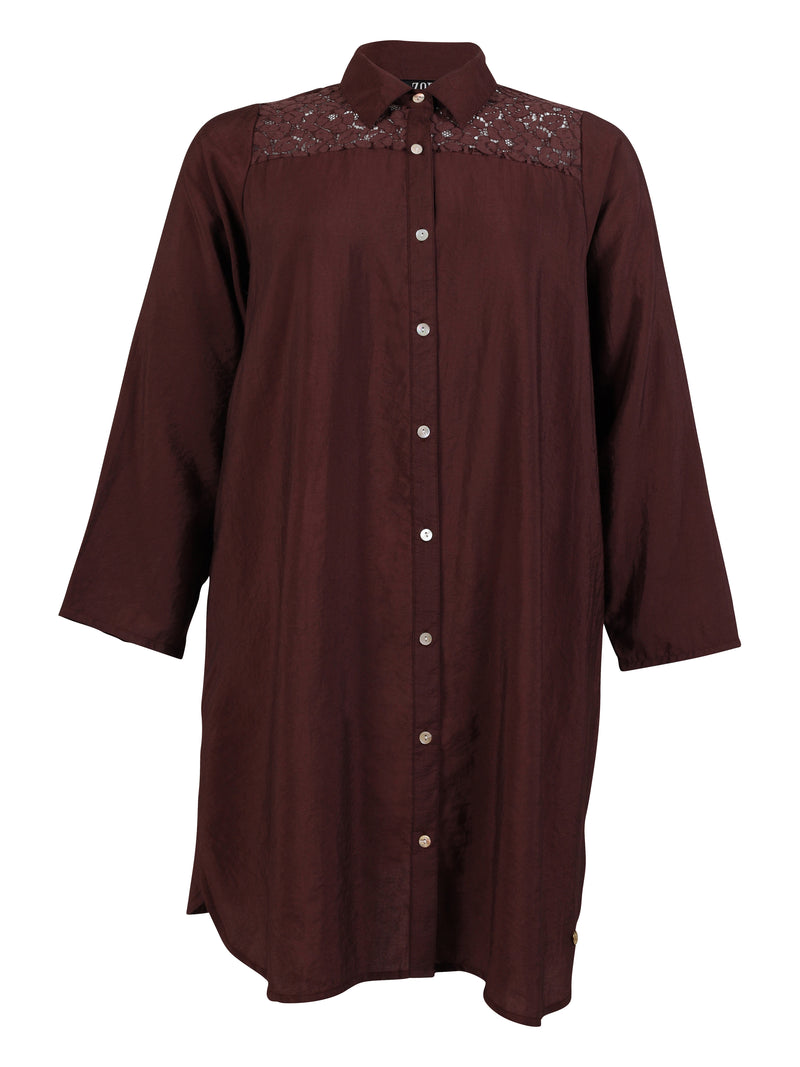 ZOEY CLEO TUNIC Tunic 293 Chocolate