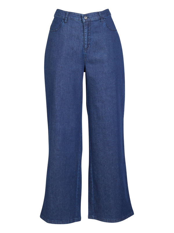 ZOEY EDA PANTS Bukser 482 Dark Denim