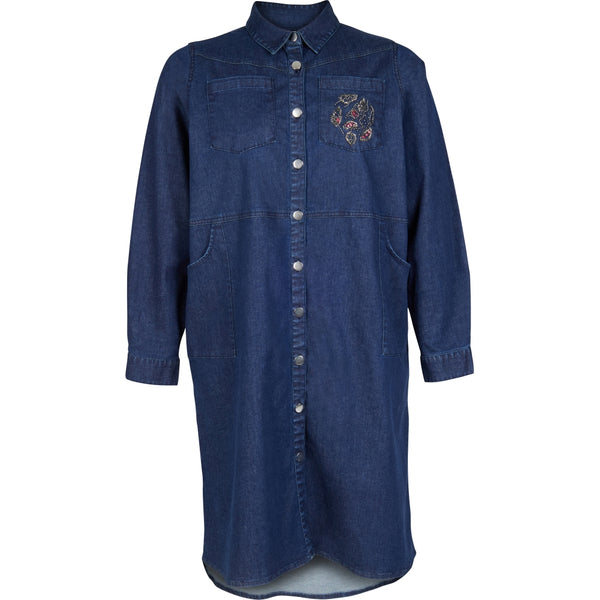 ZOEY EDA SHIRT DRESS Kjoler 482 Dark Denim