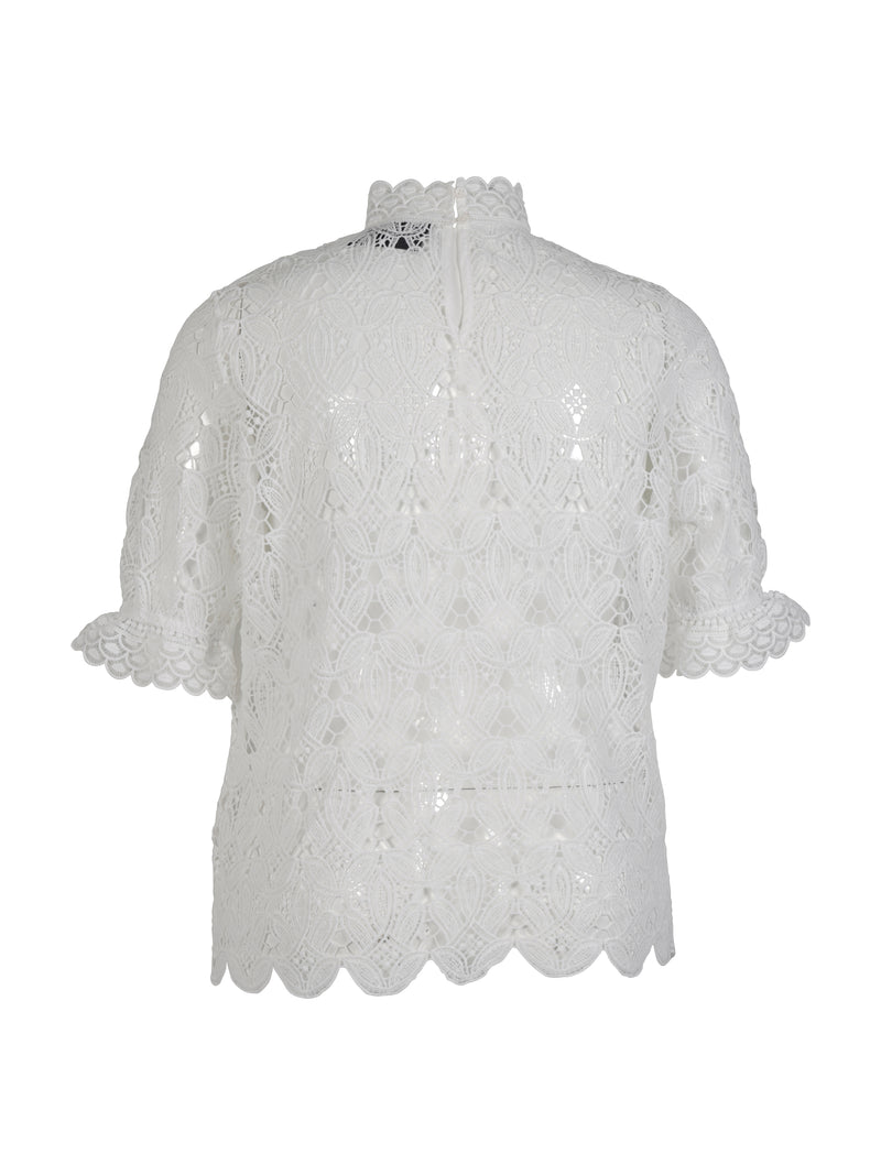 ZOEY EDEN BLOUSE Bluser Hvid