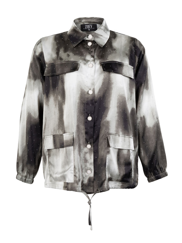 ZOEY EDIE JACKET Jakker 399 Dark bottle green mix