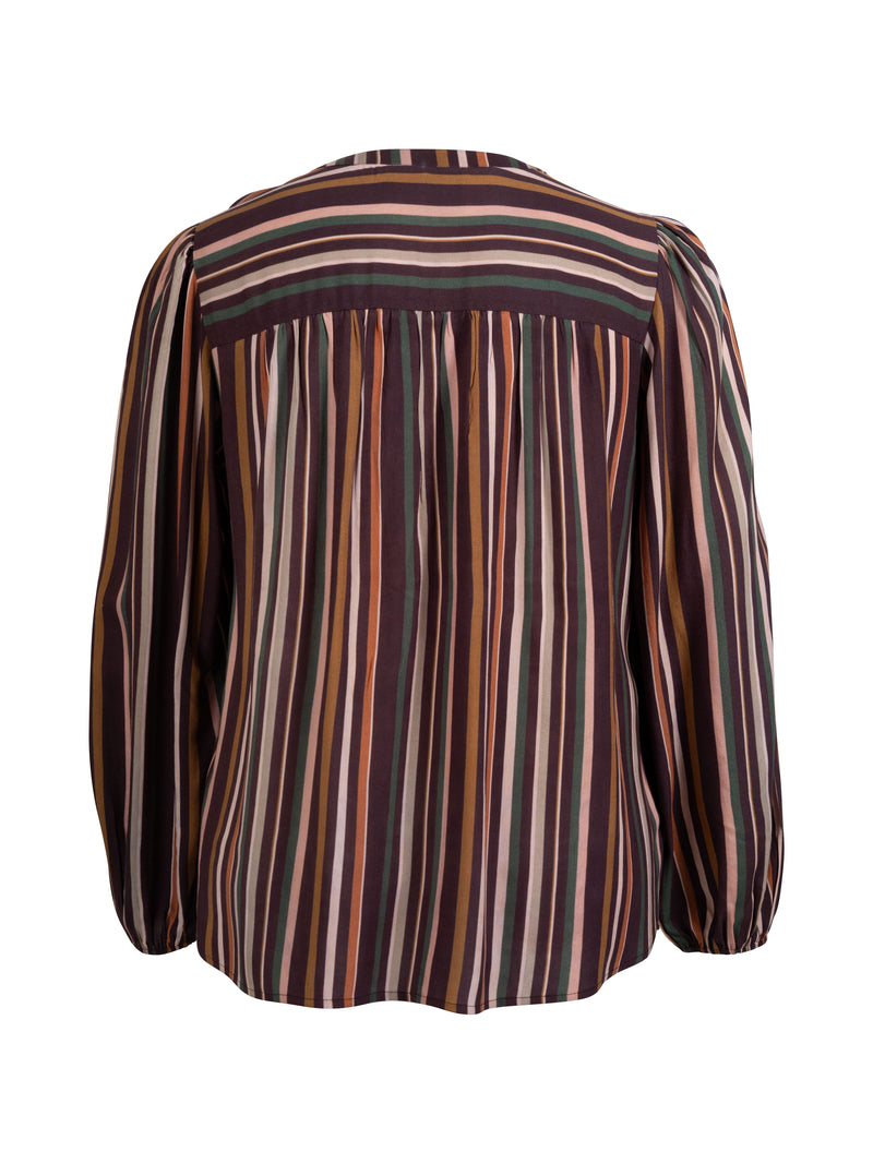 ZOEY ELLIE BLOUSE Bluser 296 Brown Mix