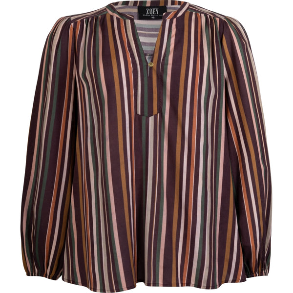 ZOEY ELLIE BLOUSE Bluser 296 Brown Mix