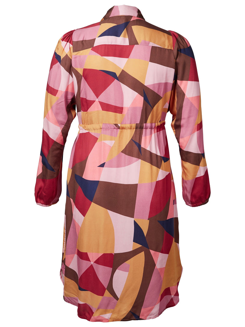ZOEY EMERIE SHIRT DRESS Dress 638 Pink Mix