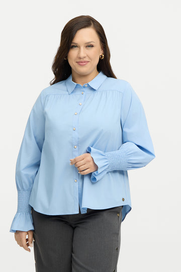 ZOEY EMILEE SKJORTE Skjorter 425 Dove Blue