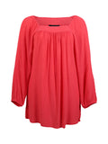 ETTA BLOUSE - coral