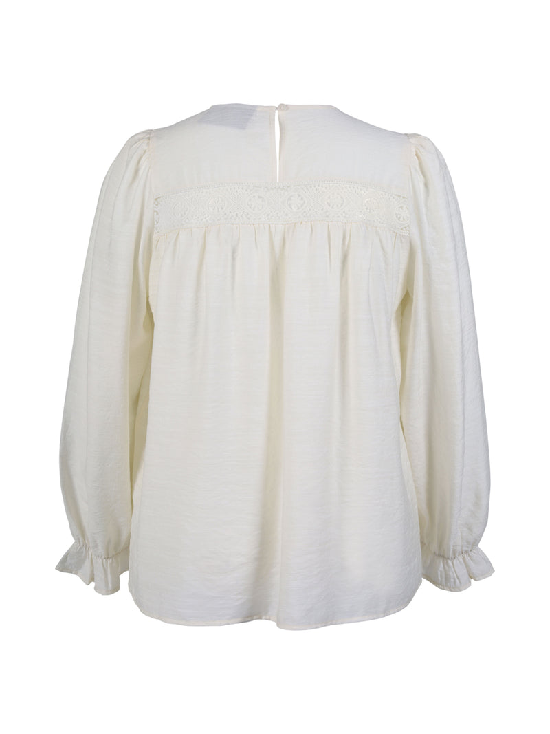 ZOEY EVIE BLOUSE Bluser Creme