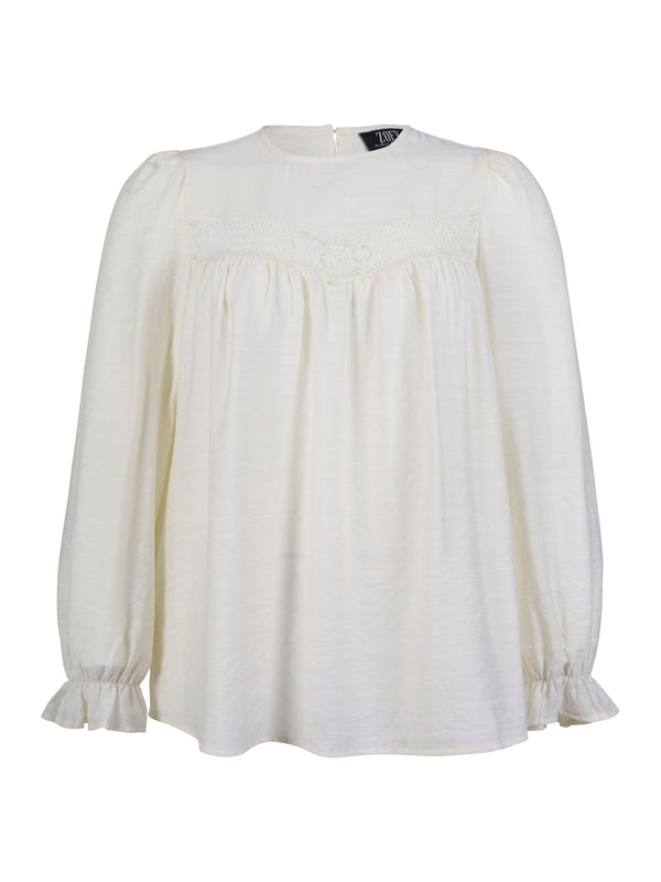 ZOEY EVIE BLOUSE Bluser Creme