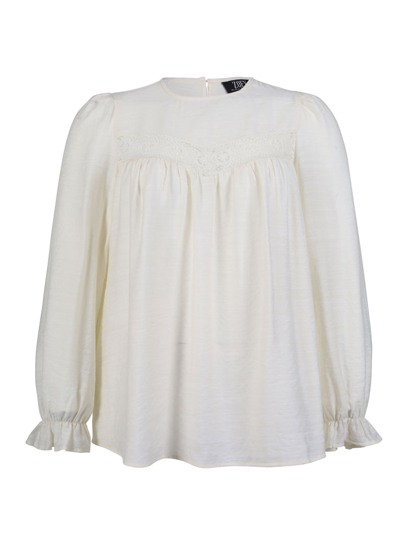 ZOEY EVIE BLOUSE Bluser Creme