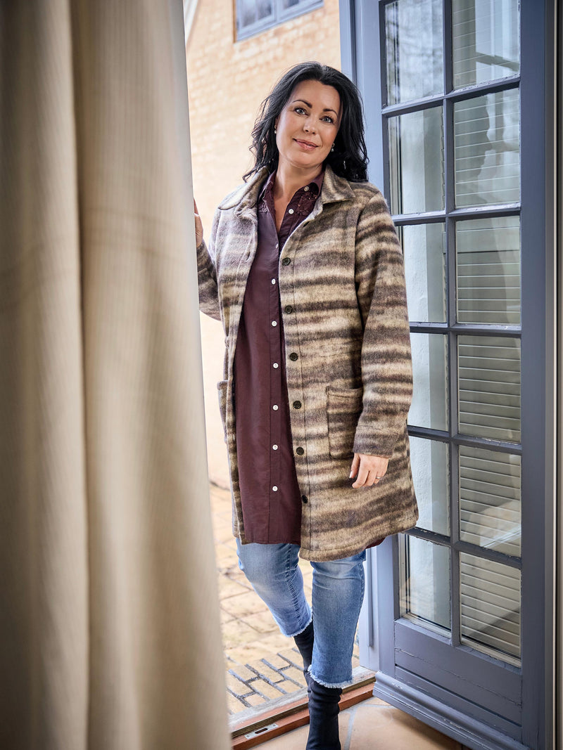 ZOEY FERN JACKET Jakker 296 Brown Mix