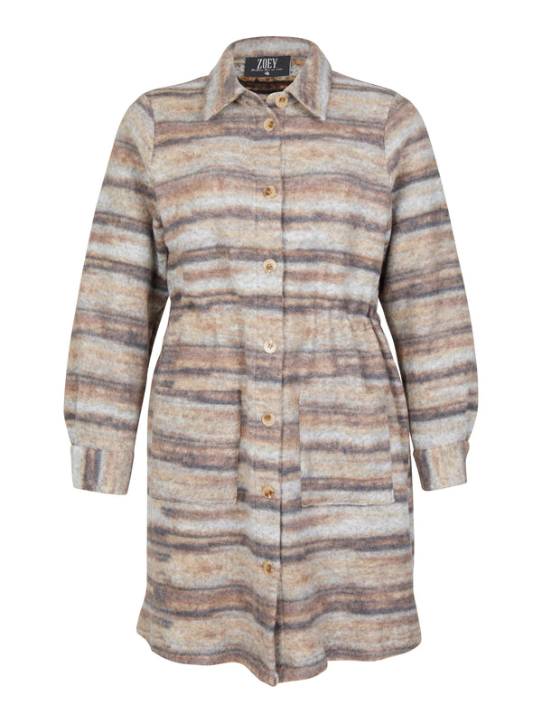 ZOEY FERN JACKET Jakker 296 Brown Mix