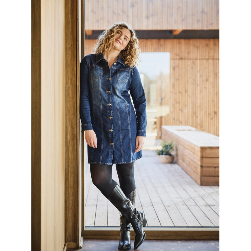 ZOEY FIA LONG JACKET Jakker 481 Denim blue