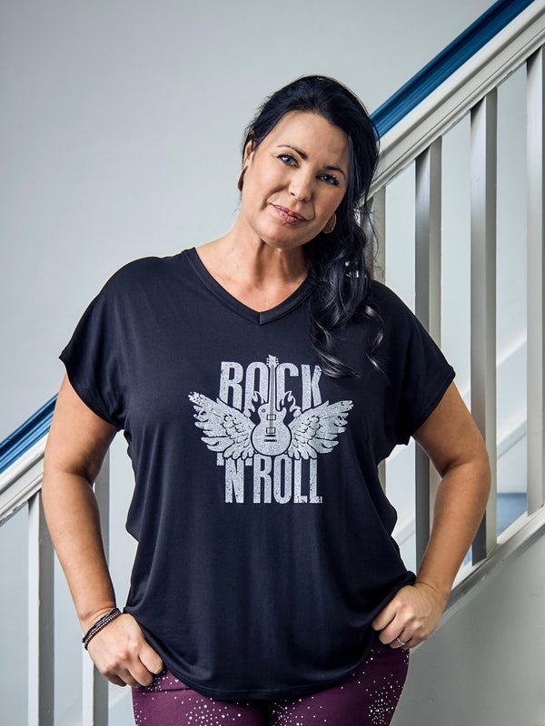 ZOEY GINA T-SHIRT T-shirt Sort