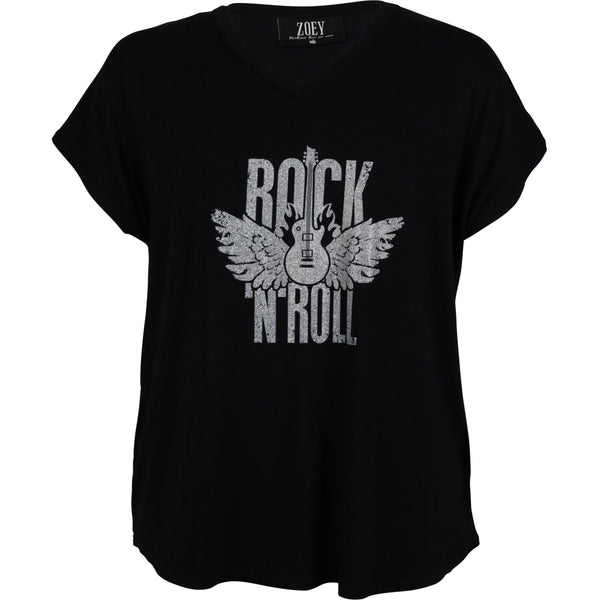 ZOEY GINA T-SHIRT T-shirt Sort