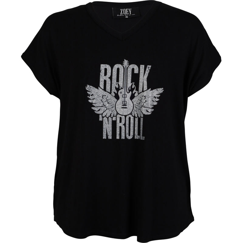 ZOEY GINA T-SHIRT T-shirt Sort