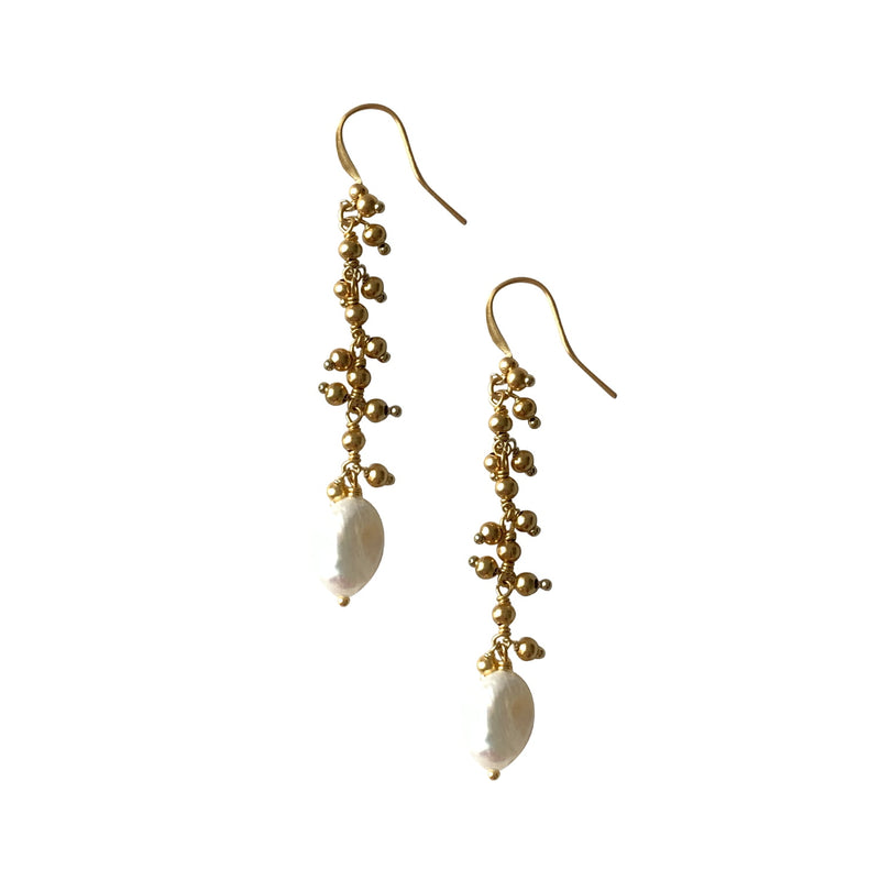 ZOEY GOLD DROP EARRING Jewelry 011 Gold