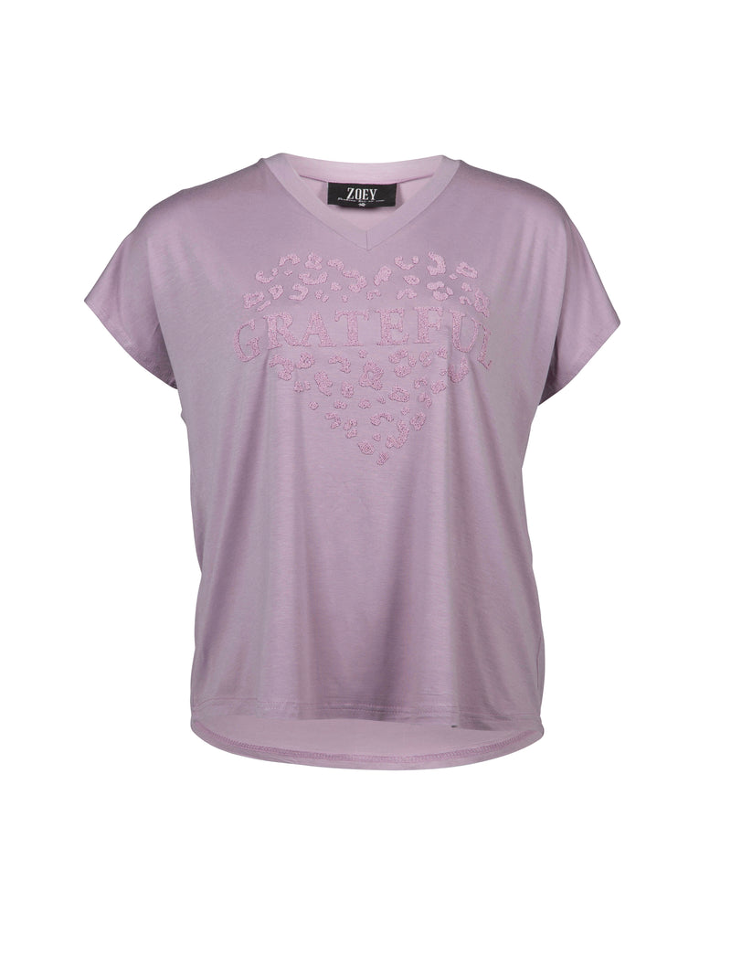 ZOEY GRATEFUL T-SHIRT T-shirt 717 Ligth Lilac