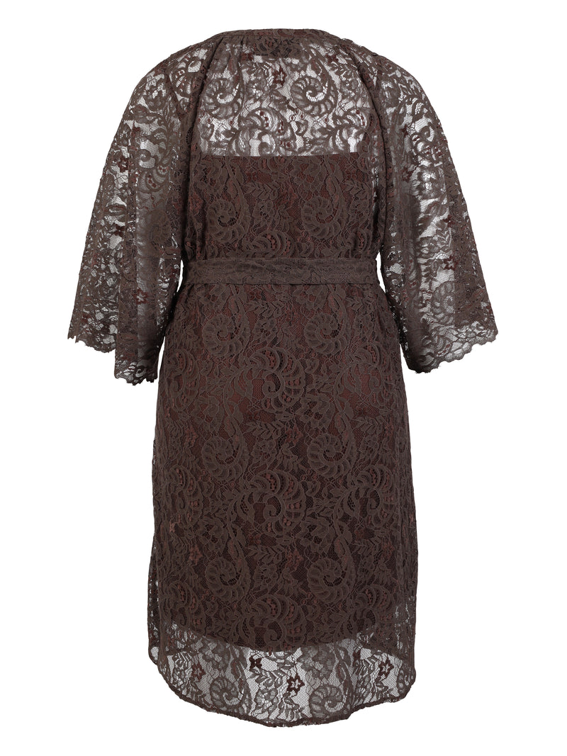 ZOEY HAZEL TUNIC Kjoler 293 Chocolate