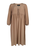 ISABEL DRESS - Trench Camel