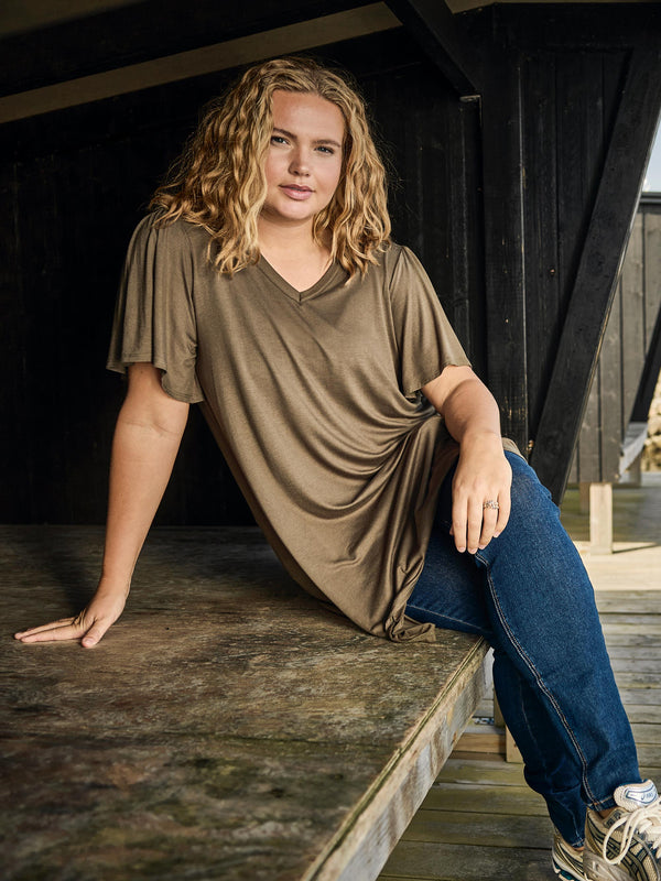 ZOEY ISLA TUNIC Tunic Army