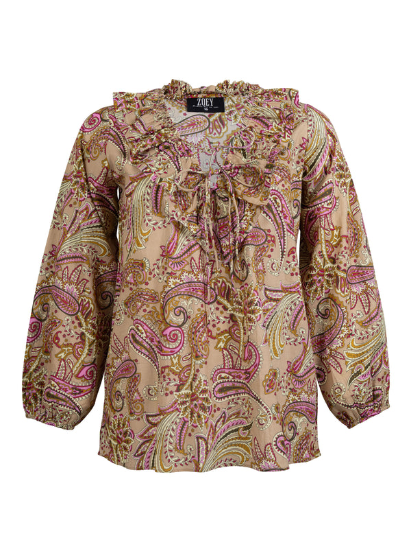 ZOEY JANE BLOUSE Bluser 637 Bright Pink Mix