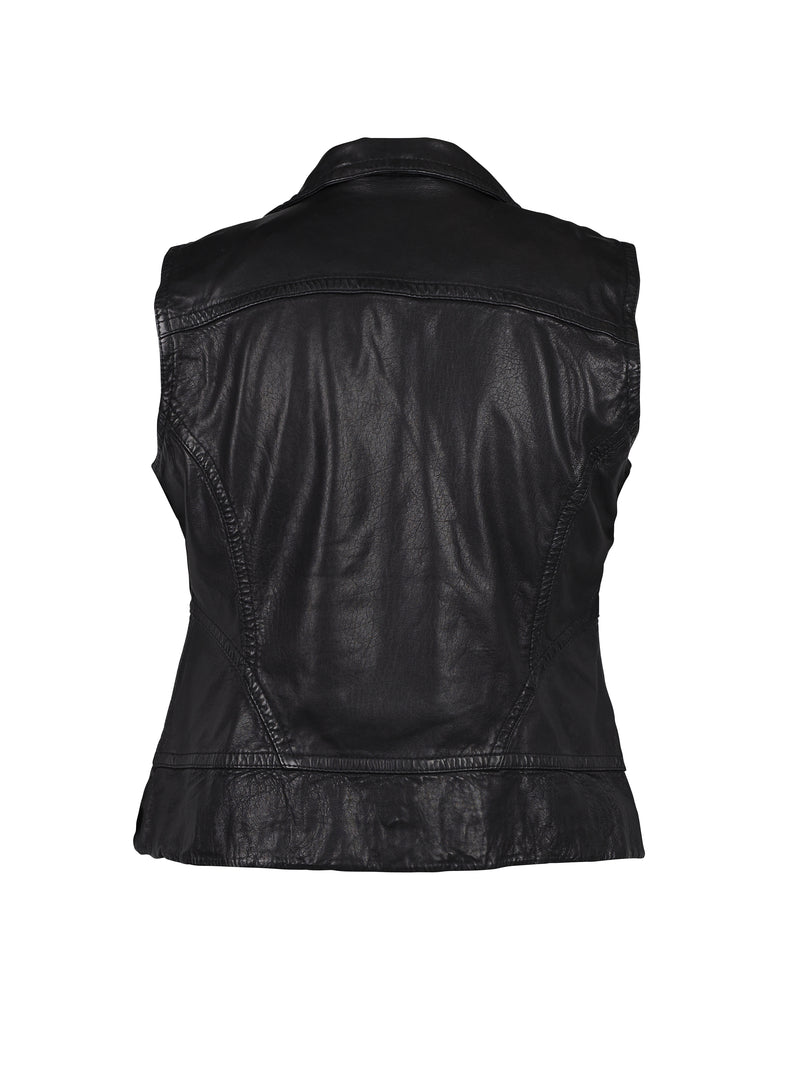 ZOEY JANIE LEATHER VEST Vest Sort