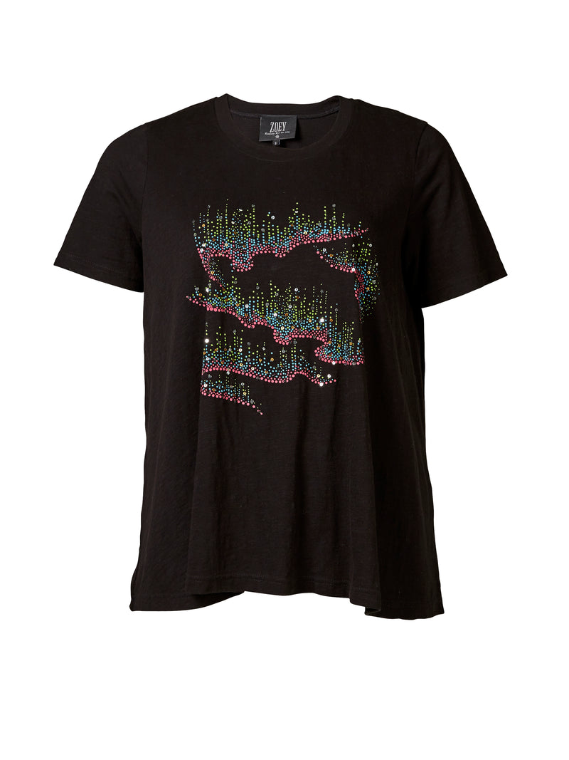 ZOEY JAYLENE T-SHIRT T-shirt Sort