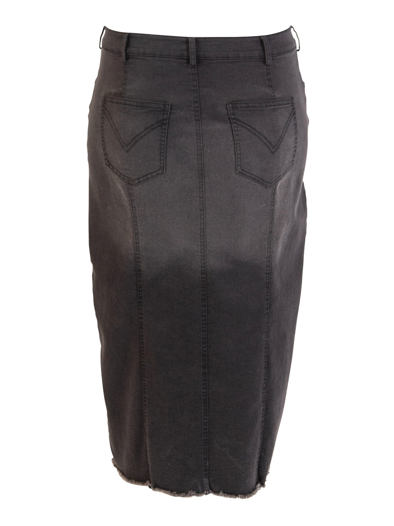 ZOEY JENNA SKIRT Nederdele 904 GREY DENIM