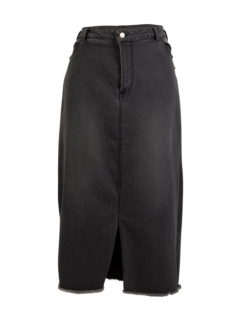 ZOEY JENNA SKIRT Nederdele 904 GREY DENIM